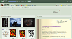 Desktop Screenshot of cleartick.deviantart.com