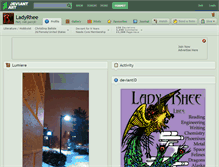 Tablet Screenshot of ladyrhee.deviantart.com