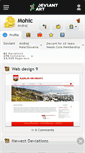 Mobile Screenshot of mohic.deviantart.com