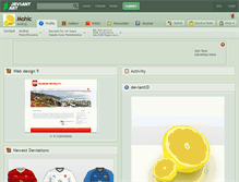 Tablet Screenshot of mohic.deviantart.com