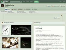 Tablet Screenshot of cookiephotos.deviantart.com