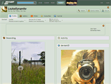 Tablet Screenshot of louisedynamite.deviantart.com