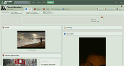 Desktop Screenshot of fireandfeathers.deviantart.com