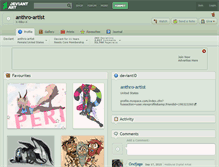 Tablet Screenshot of anthro-artist.deviantart.com