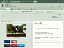 Tablet Screenshot of hoofhaven.deviantart.com