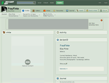 Tablet Screenshot of fraufinte.deviantart.com