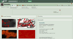 Desktop Screenshot of flametailbc.deviantart.com