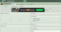 Desktop Screenshot of pedofeathrunplz.deviantart.com