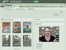 Tablet Screenshot of firefaryee.deviantart.com