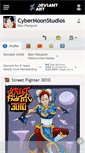 Mobile Screenshot of cybermoonstudios.deviantart.com