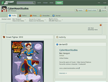 Tablet Screenshot of cybermoonstudios.deviantart.com