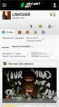 Mobile Screenshot of litecloud.deviantart.com