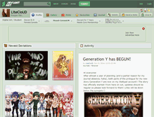 Tablet Screenshot of litecloud.deviantart.com
