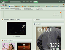 Tablet Screenshot of fleb.deviantart.com