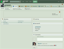 Tablet Screenshot of pompoen.deviantart.com