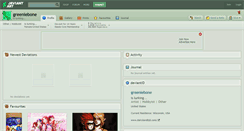 Desktop Screenshot of greeniebone.deviantart.com