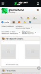 Mobile Screenshot of greeniebone.deviantart.com