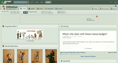 Desktop Screenshot of eriktheduck.deviantart.com