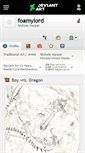 Mobile Screenshot of foamylord.deviantart.com