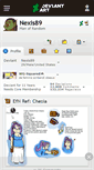 Mobile Screenshot of nexis89.deviantart.com
