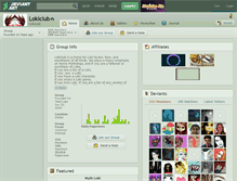 Tablet Screenshot of lokiclub.deviantart.com