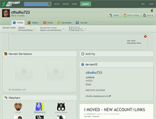 Tablet Screenshot of cthulhu723.deviantart.com