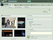 Tablet Screenshot of cyrix40.deviantart.com
