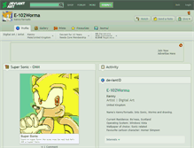Tablet Screenshot of e-102worma.deviantart.com