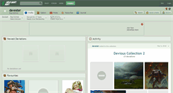 Desktop Screenshot of davester.deviantart.com