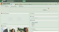 Desktop Screenshot of damon-nomad.deviantart.com