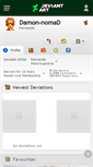Mobile Screenshot of damon-nomad.deviantart.com