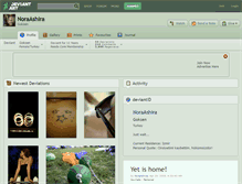 Tablet Screenshot of noraashira.deviantart.com