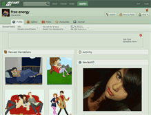 Tablet Screenshot of free-energy.deviantart.com