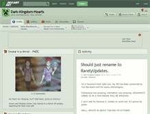 Tablet Screenshot of dark-kingdom-hearts.deviantart.com