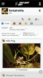 Mobile Screenshot of fontainekia.deviantart.com