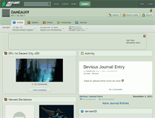 Tablet Screenshot of dameaux9.deviantart.com