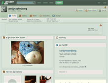 Tablet Screenshot of candycoatedsong.deviantart.com