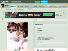 Tablet Screenshot of amora.deviantart.com