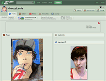 Tablet Screenshot of niveouslamia.deviantart.com