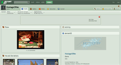 Desktop Screenshot of hostageofme.deviantart.com