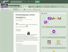 Tablet Screenshot of dreamshipping.deviantart.com