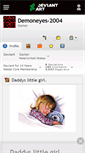 Mobile Screenshot of demoneyes-2004.deviantart.com