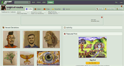 Desktop Screenshot of knight-of-rosubia.deviantart.com
