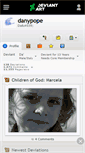 Mobile Screenshot of danypope.deviantart.com