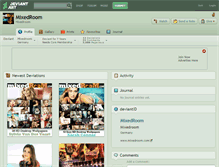 Tablet Screenshot of mixedroom.deviantart.com