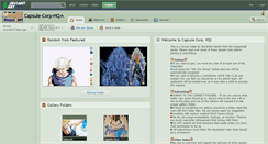 Desktop Screenshot of capsule-corp-hq.deviantart.com