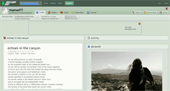 Desktop Screenshot of maenad77.deviantart.com