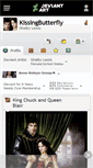 Mobile Screenshot of kissingbutterfly.deviantart.com