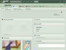 Tablet Screenshot of billoullou.deviantart.com