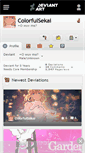 Mobile Screenshot of colorfulsekai.deviantart.com